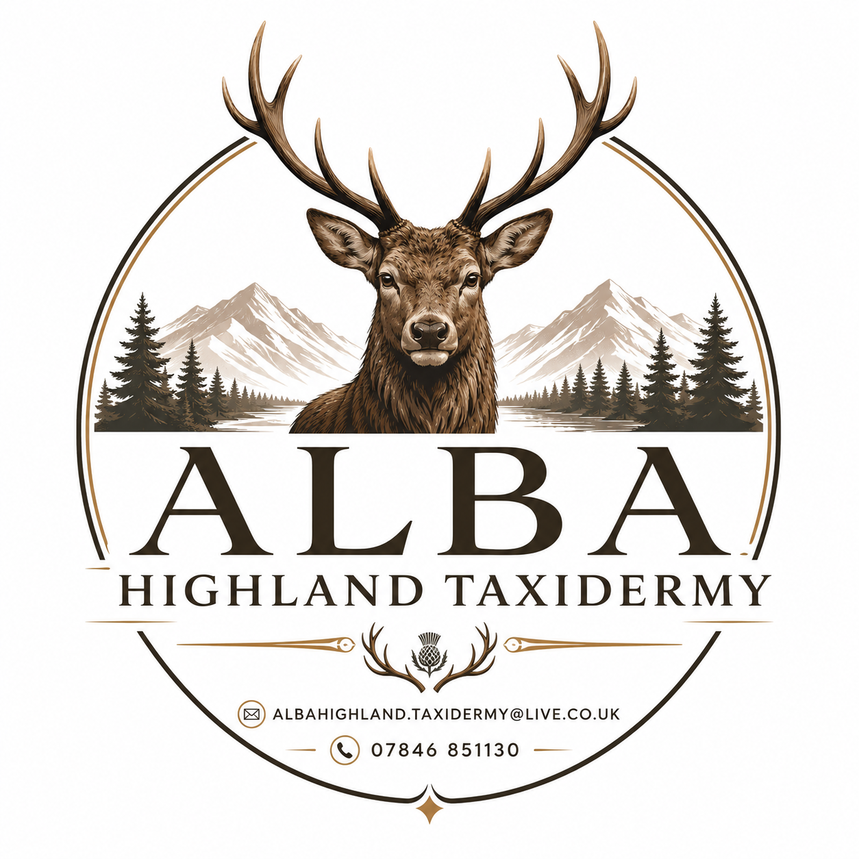 Alba Highland Taxidermy crest